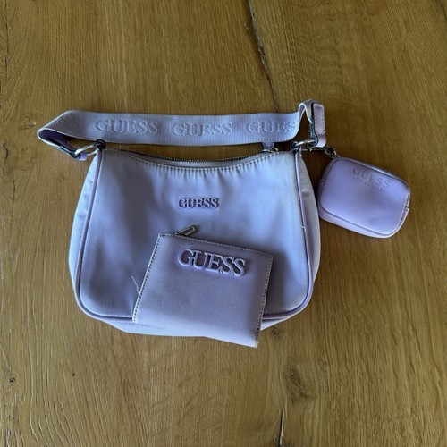 Guess borsa spalla viola - guess, +