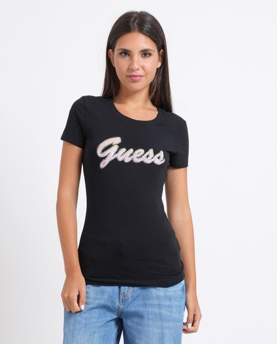 Shirt donna guess logo - t-shirt,