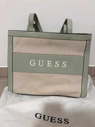 Borsa mano guess marrone - guess,