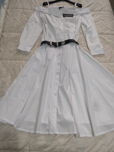 Vestito bianco marciano guess - bianco,