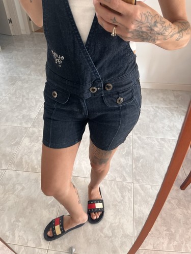 Guess pagliaccetto denim - pagliaccetto, blu