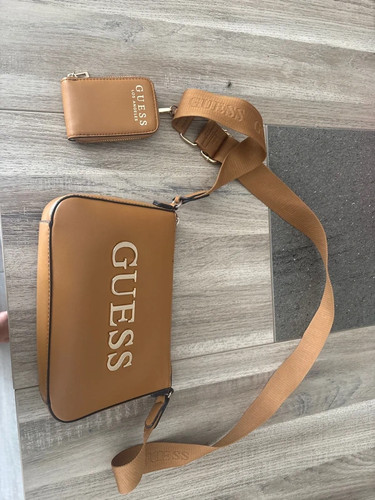 Guess sac bandoulière marron - guess,