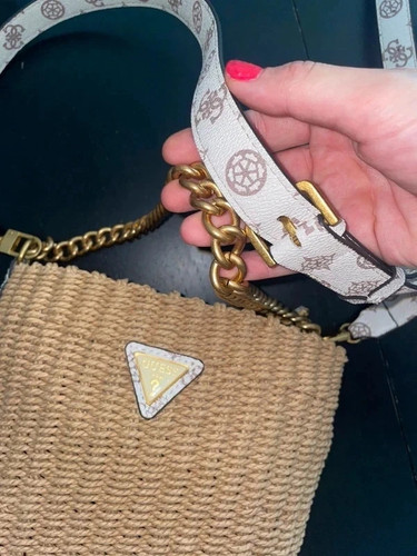 Guess sac bandoulière beige - bandoulière,